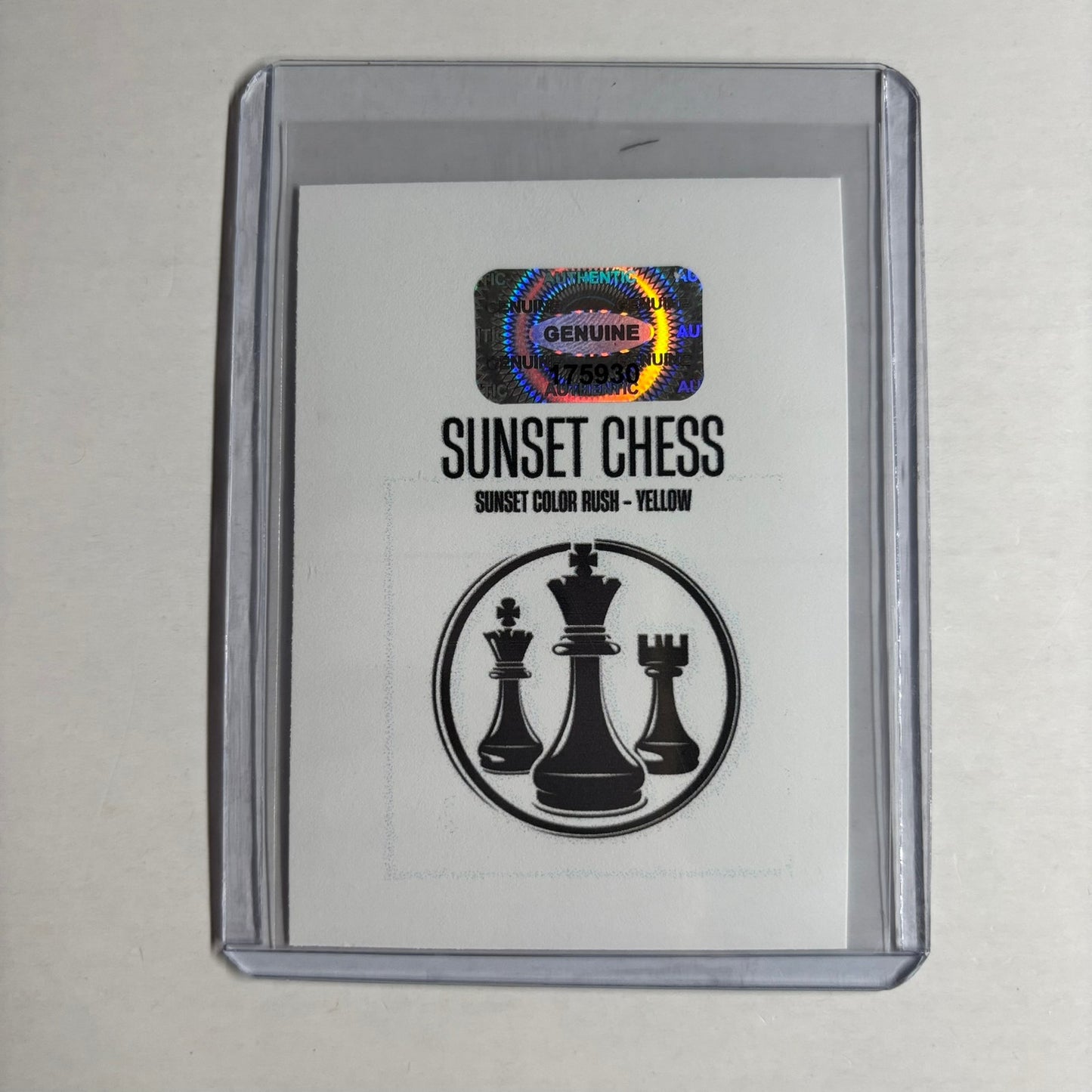 Yellow Collection - Trading Card