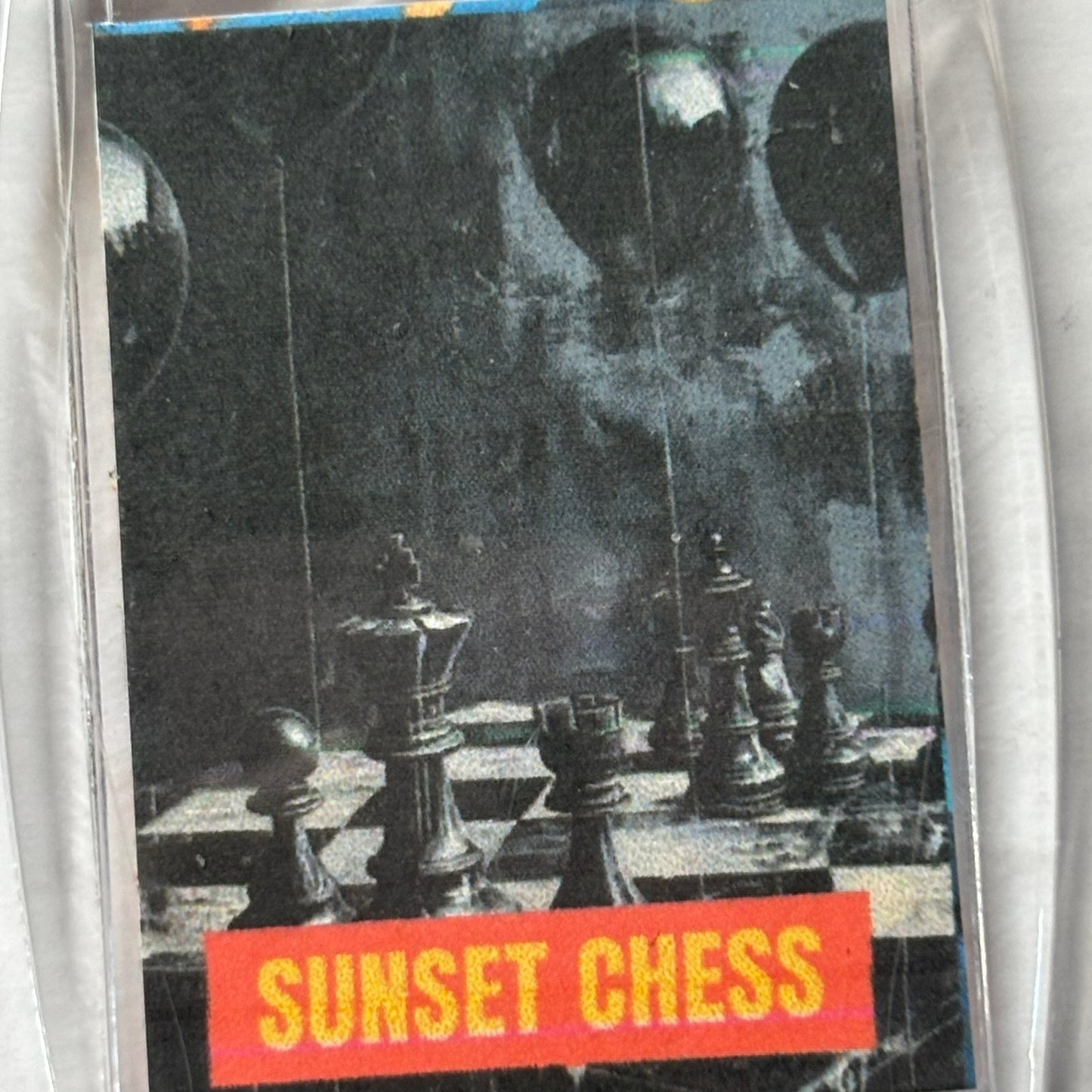 Black Balloons - Chess  Photo Keychain