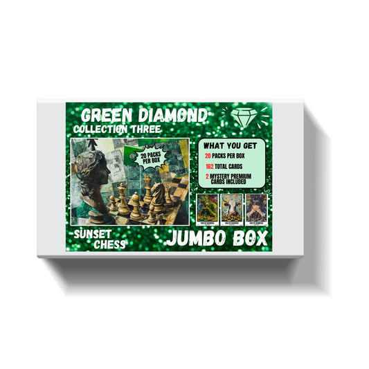 Green Diamond Part 3 - Jumbo Box Pack - Chess Trading Cards