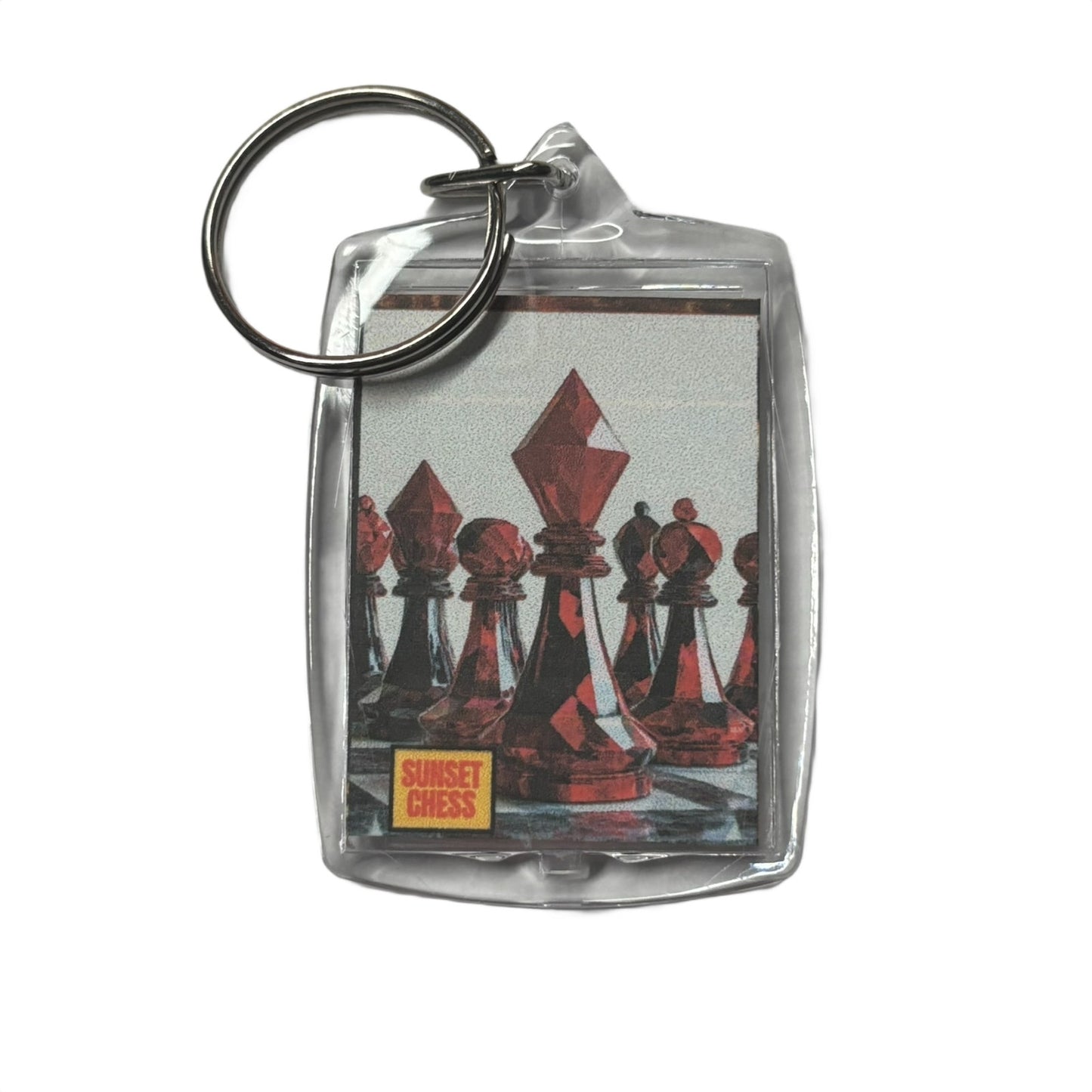 Magnificent Red - Chess  Photo Keychain