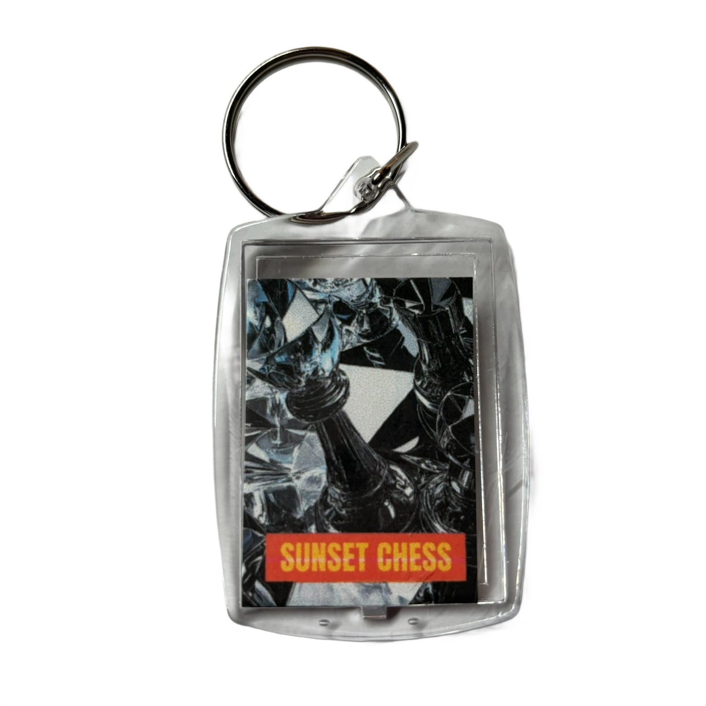 Black Royalty - Chess  Photo Keychain