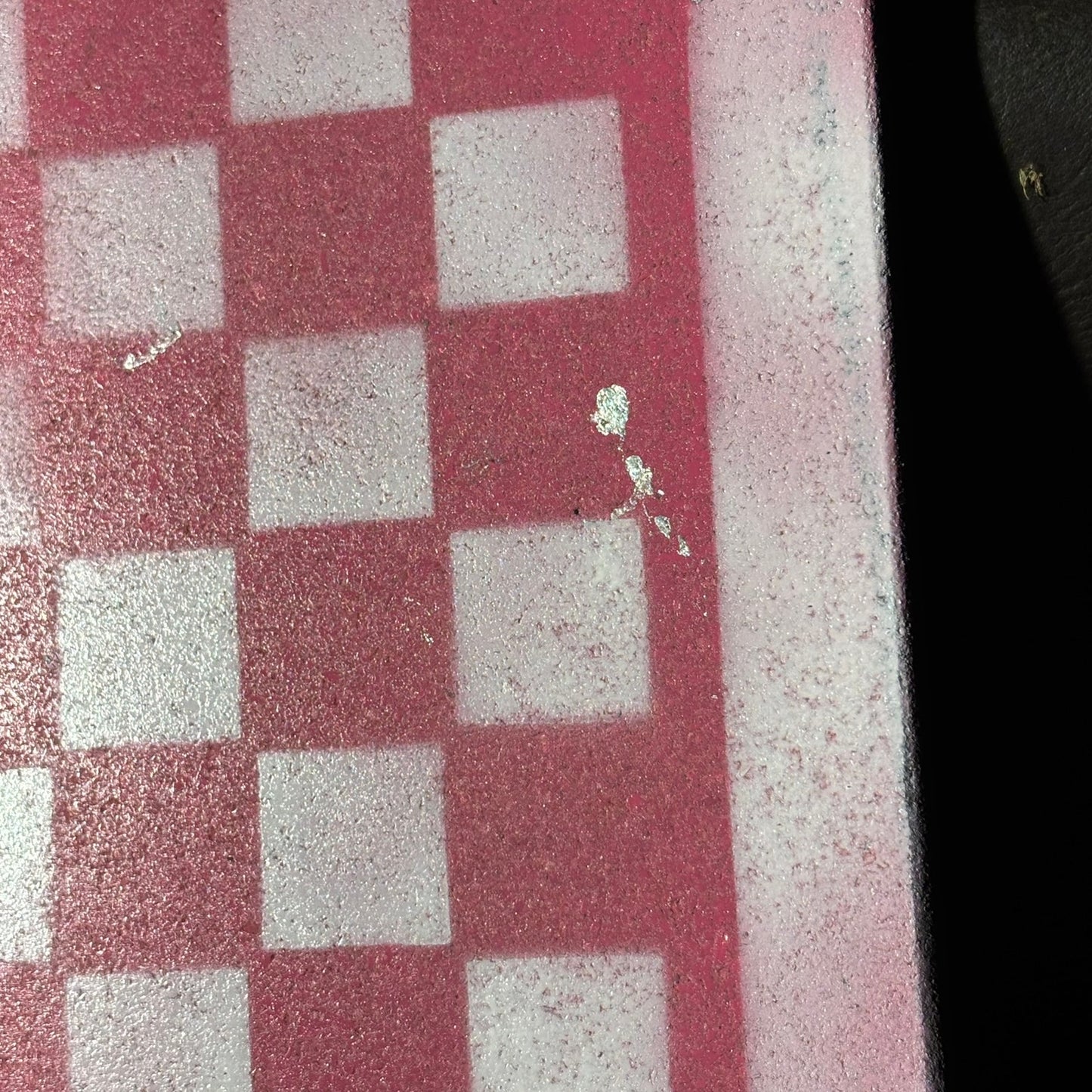 Pink & White - Painted Chess Board