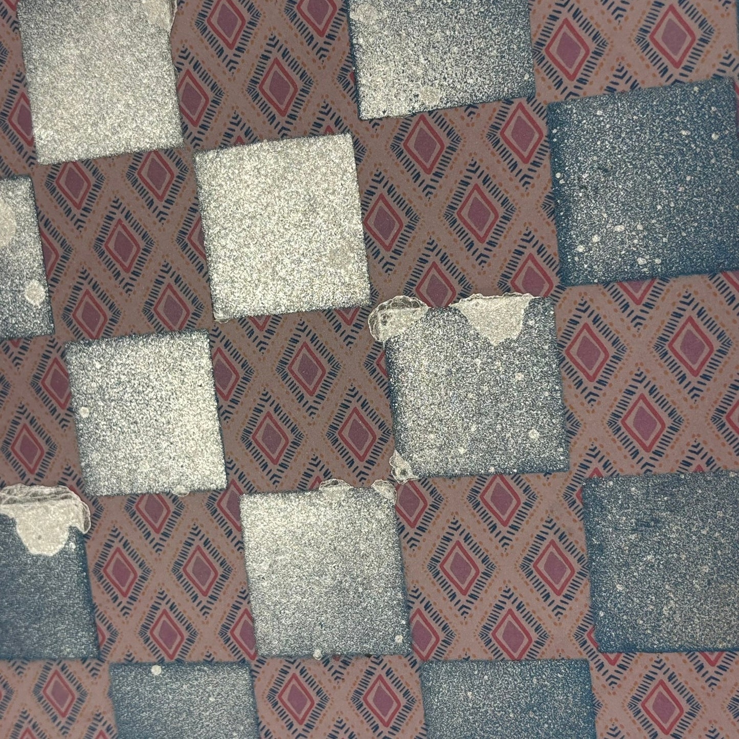 Pink & Blue - Scrapbook Chess Board