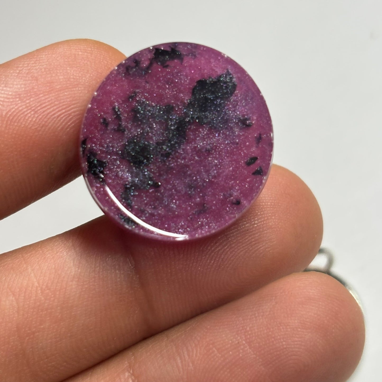 Purple/Pink Rook - Handmade Resin Keychain