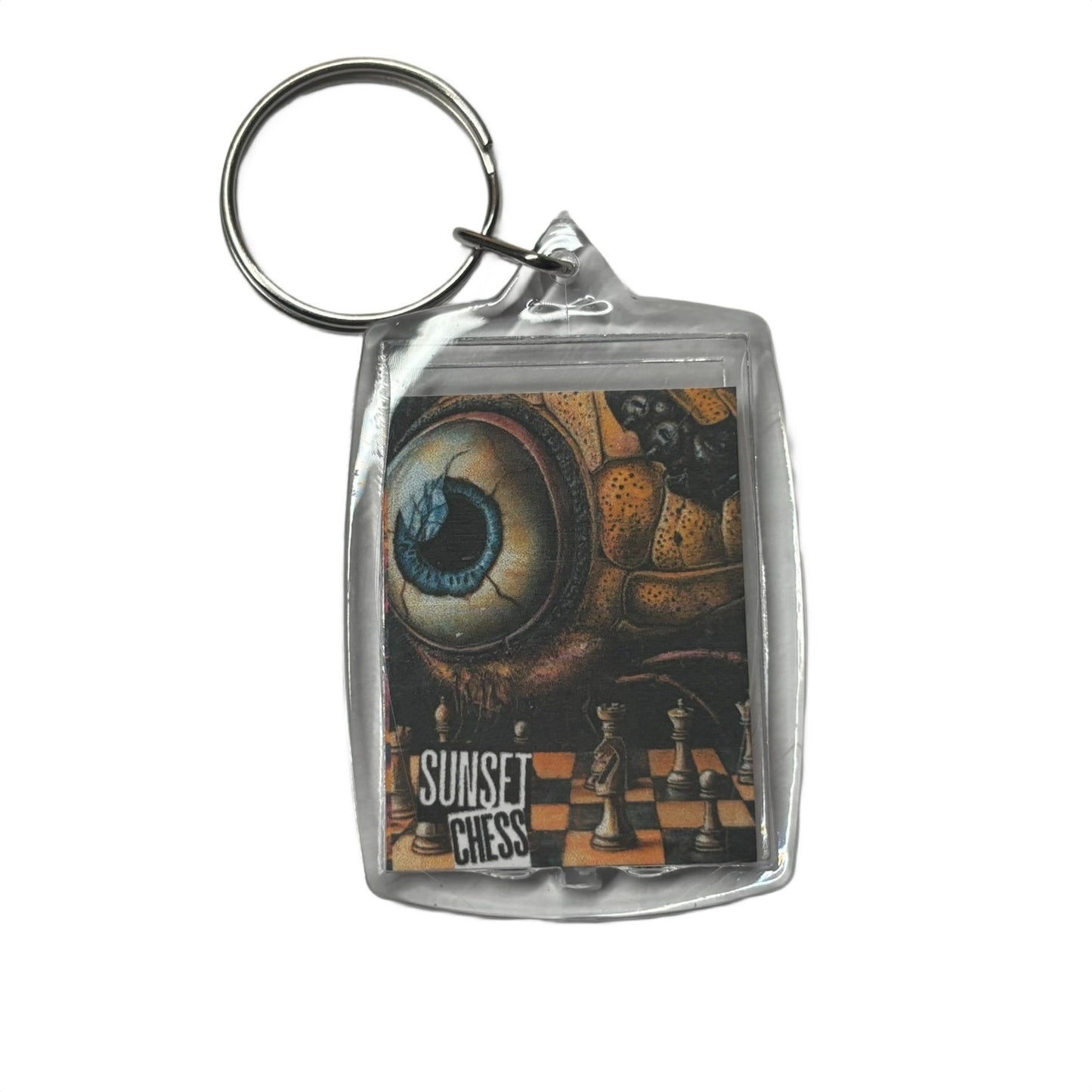 Eye Brain - Chess  Photo Keychain