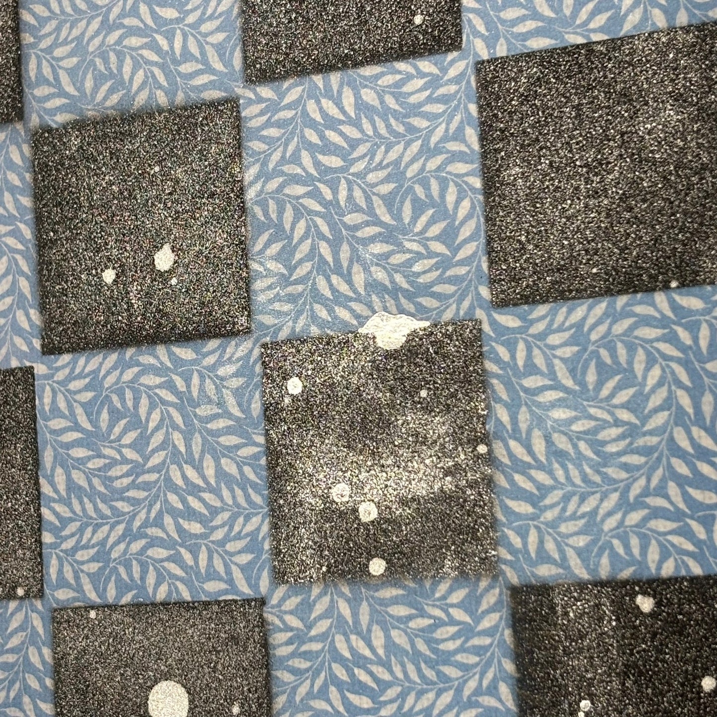 Simple Blue - Scrapbook Chess Board