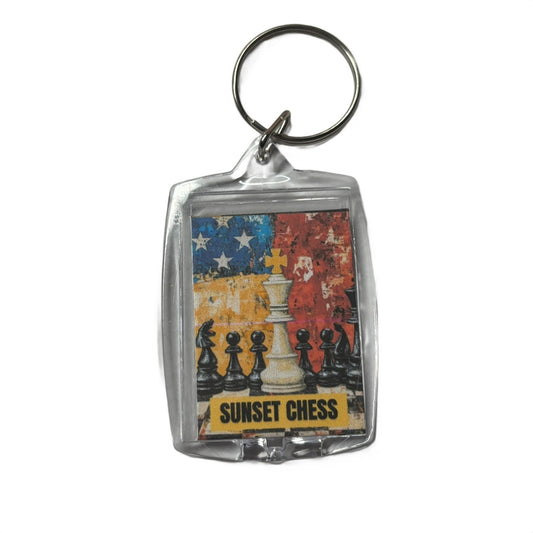 The King Stands - Chess  Photo Keychain