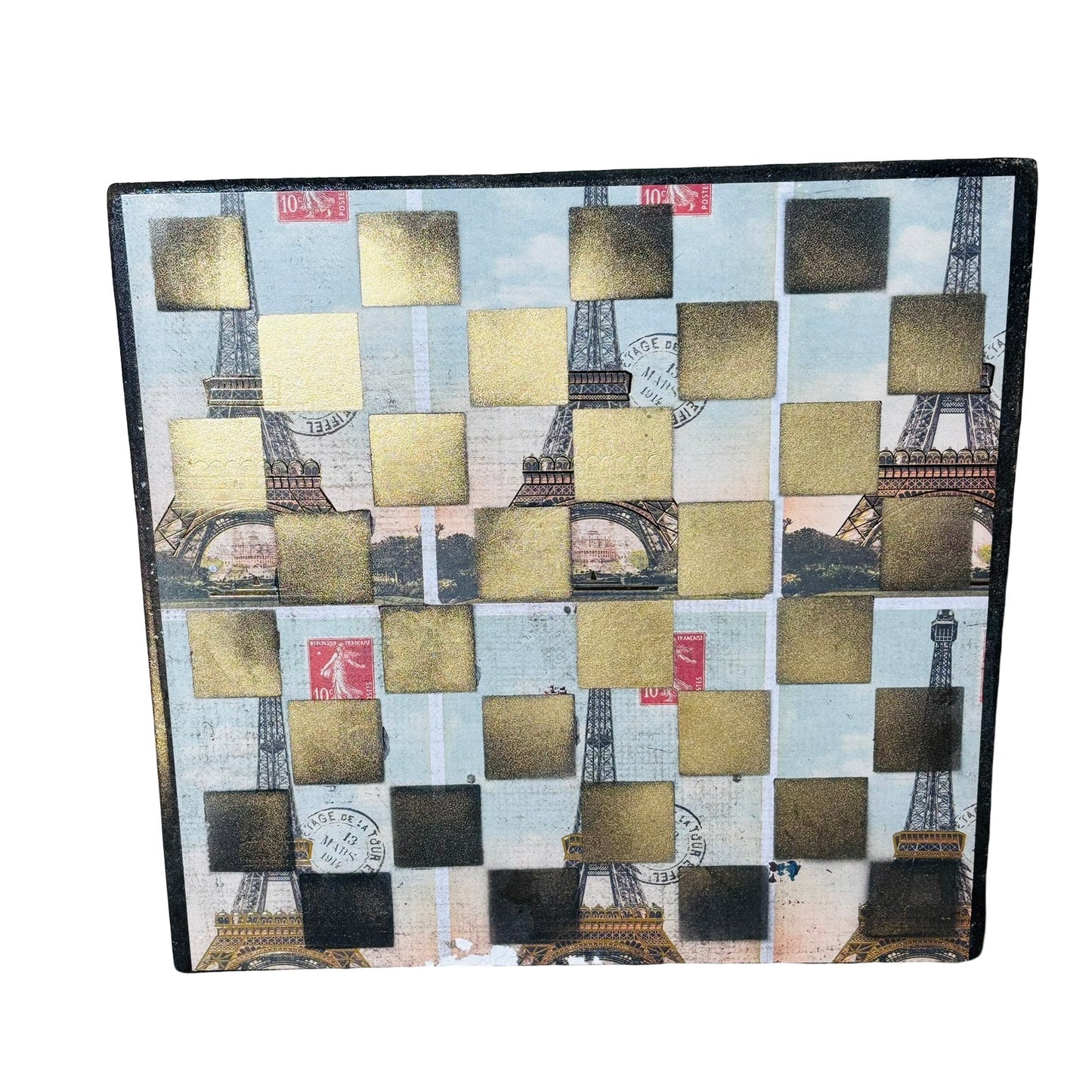 Vintage City - Scrapbook Chess Board