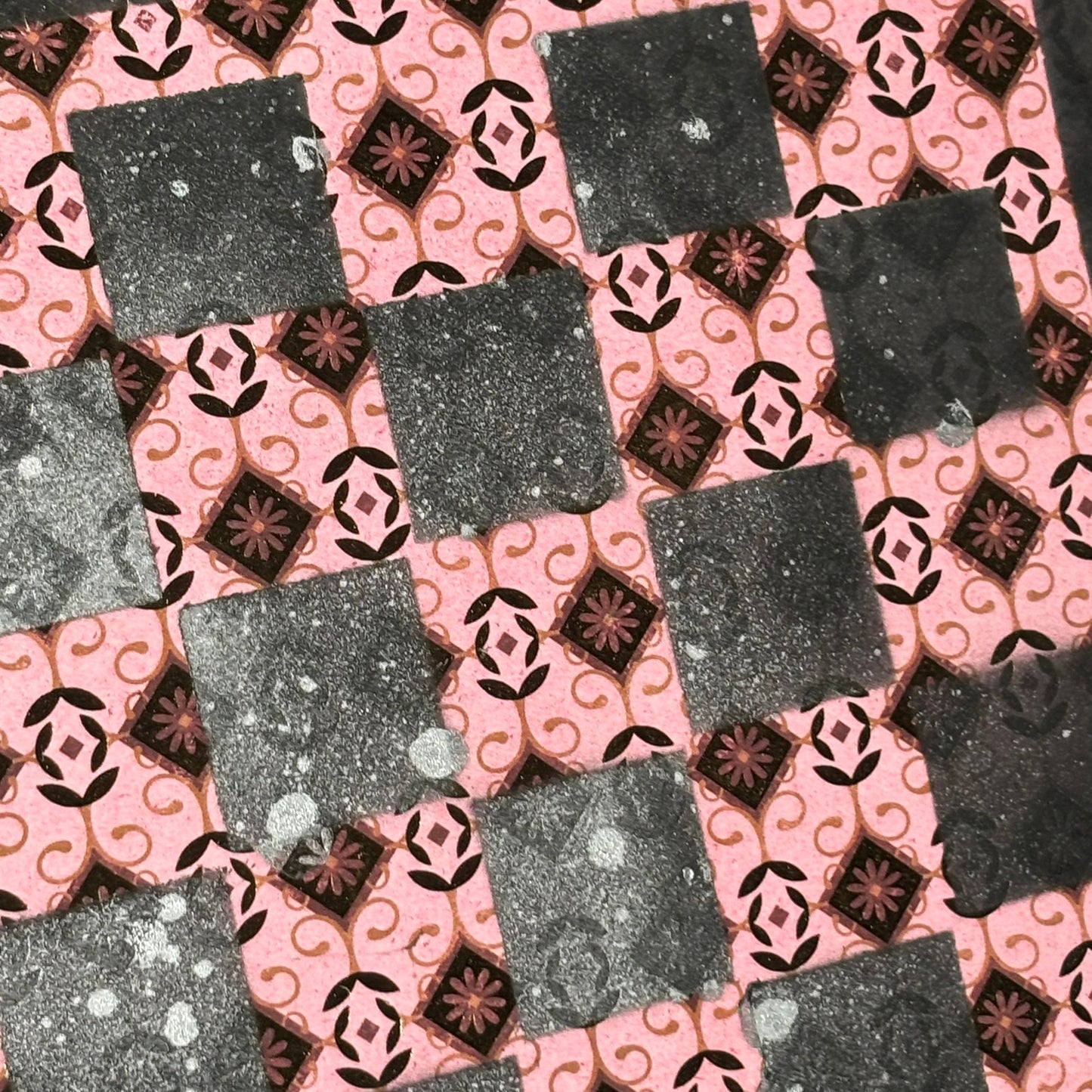 Supreme Peach - Scrapbook Chess Board