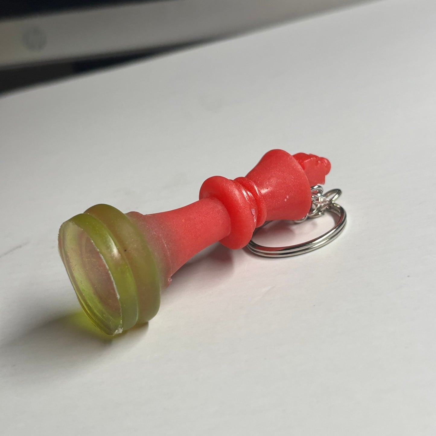 Red/Yellow King - Handmade Resin Keychain