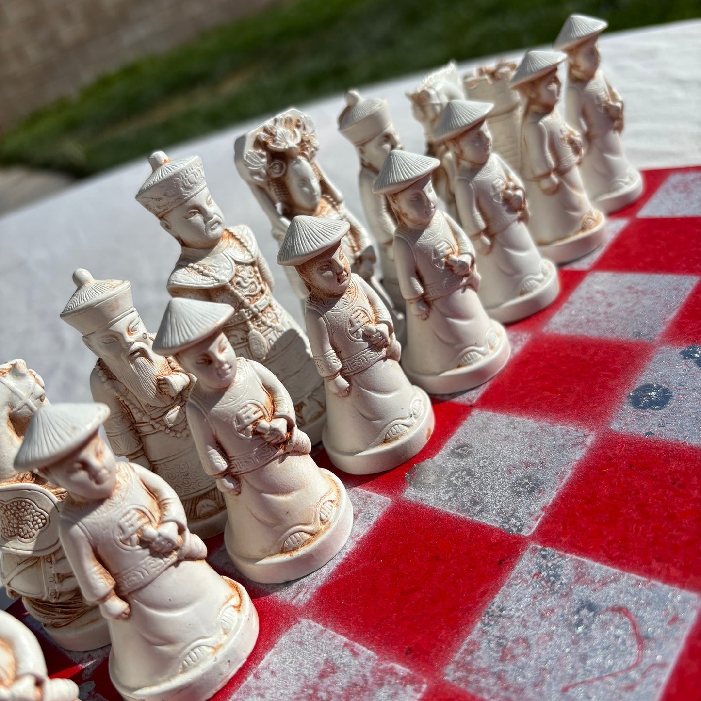 Candy Red - Chinese Edition Chess Set