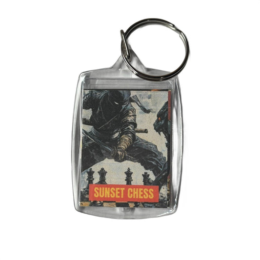 Ninja Combat - Chess  Photo Keychain