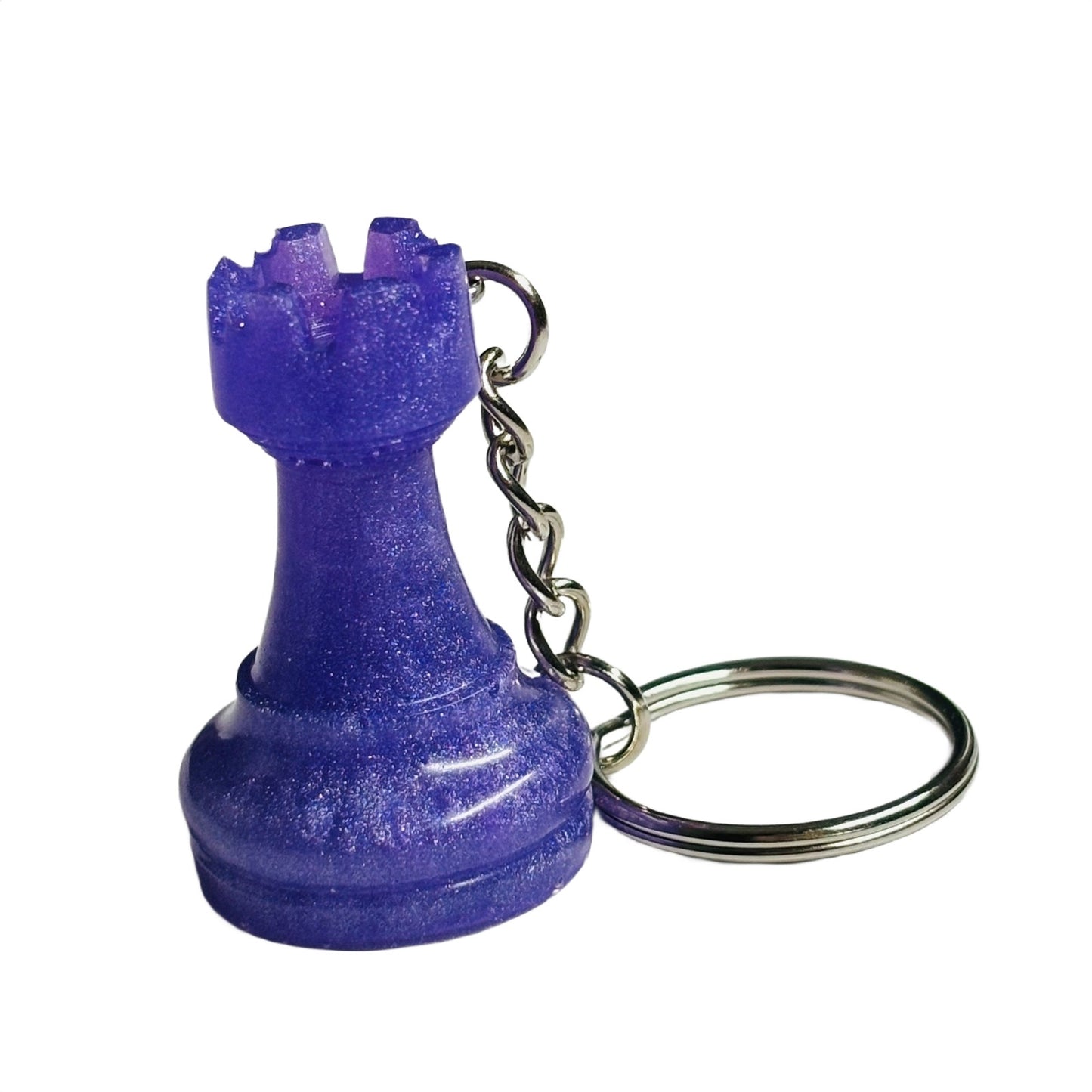Solid Purple - Handmade Resin Keychain