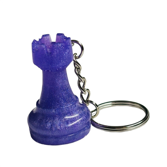 Solid Purple - Handmade Resin Keychain
