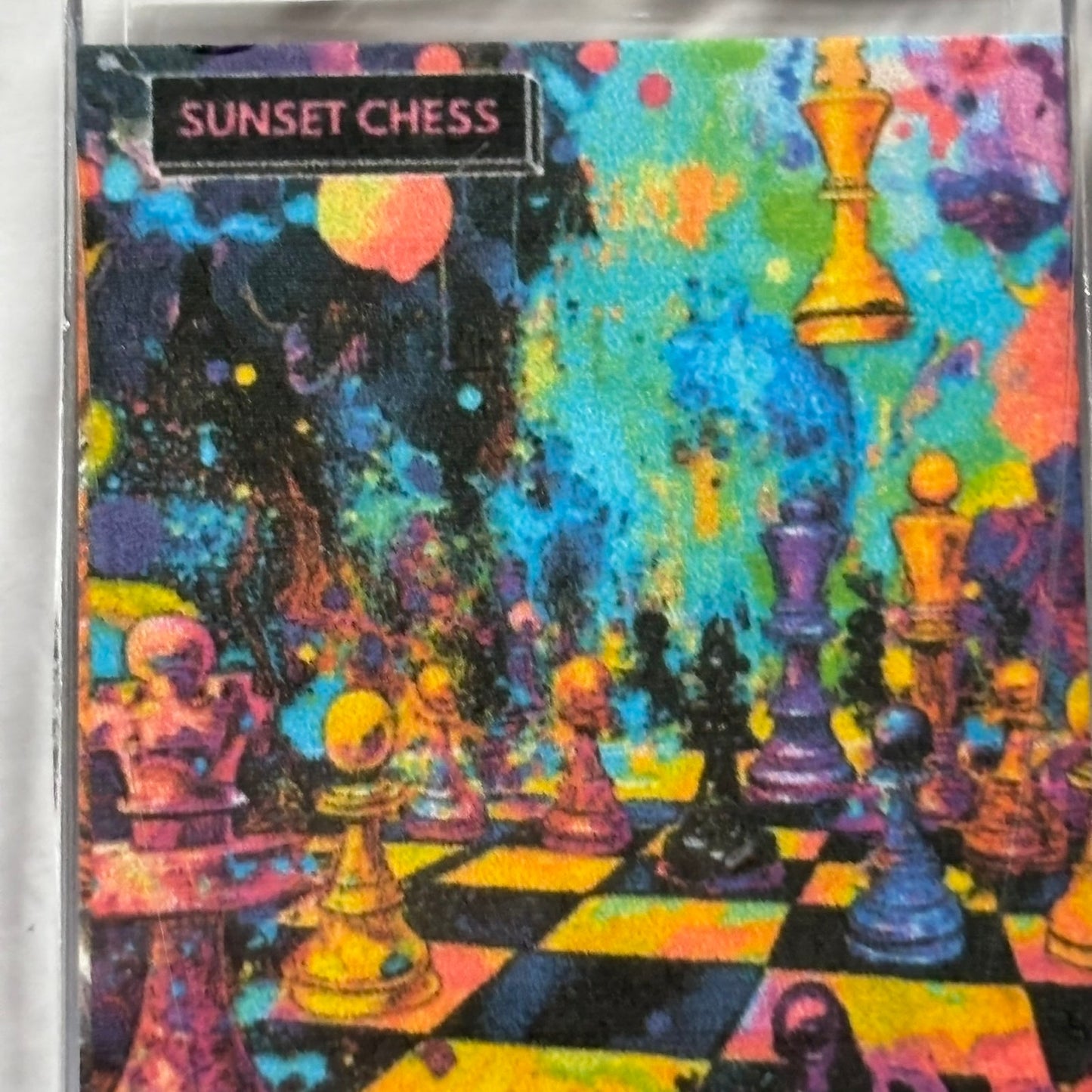 Splatters - Chess  Photo Keychain