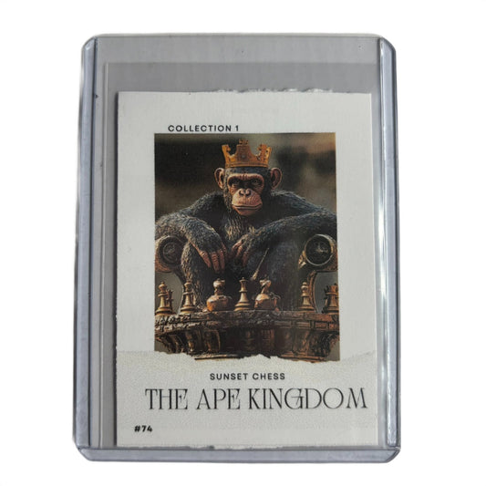 The Ape Kingdom Collection 1 Card #74 - Scrapbook Trading Card