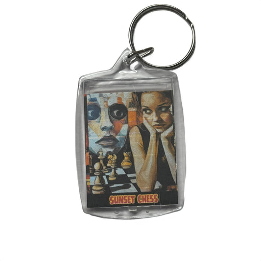 Hidden Shadow - Chess  Photo Keychain