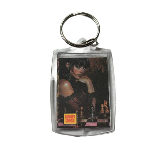 The Trickster - Chess  Photo Keychain