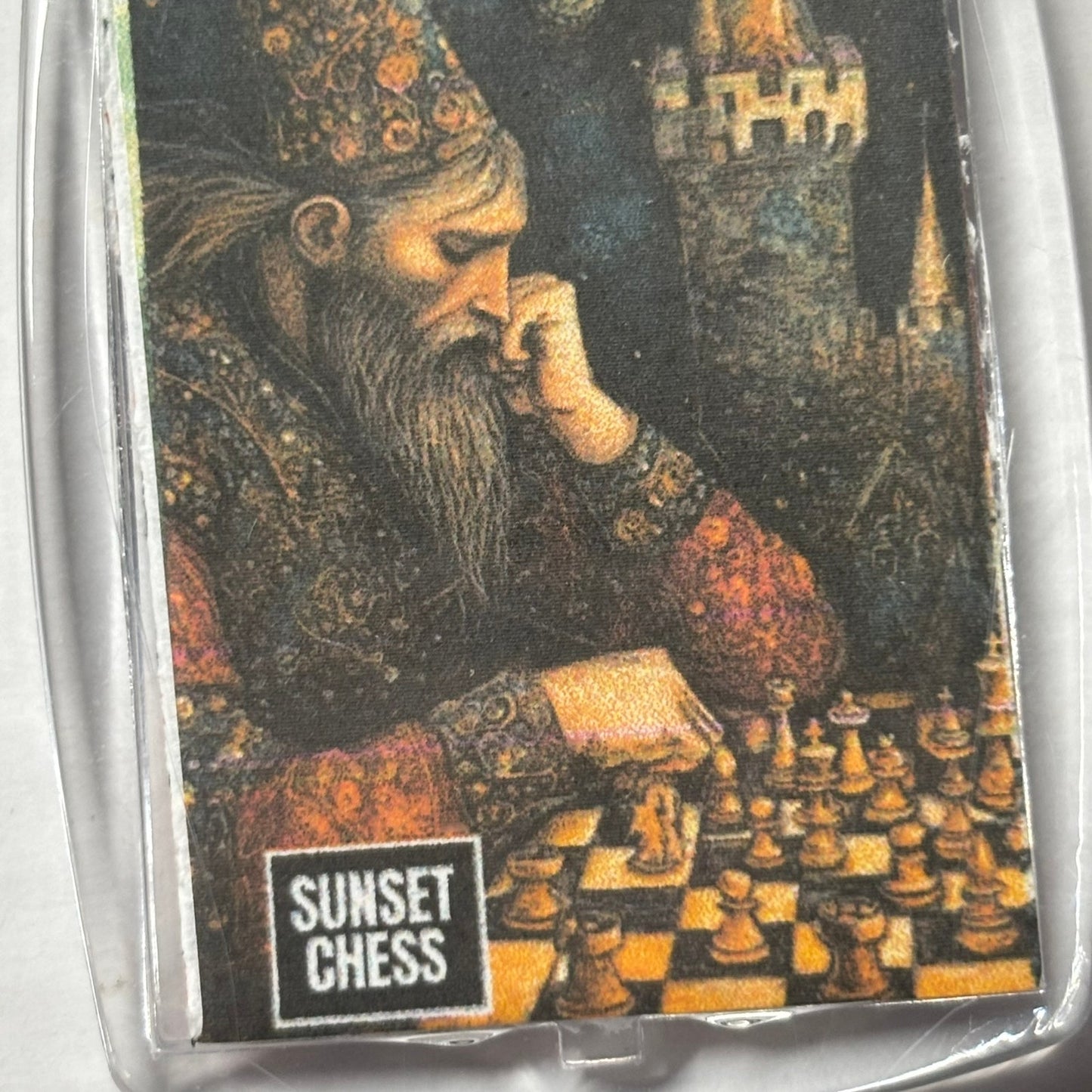 The Poet - Chess  Photo Keychain