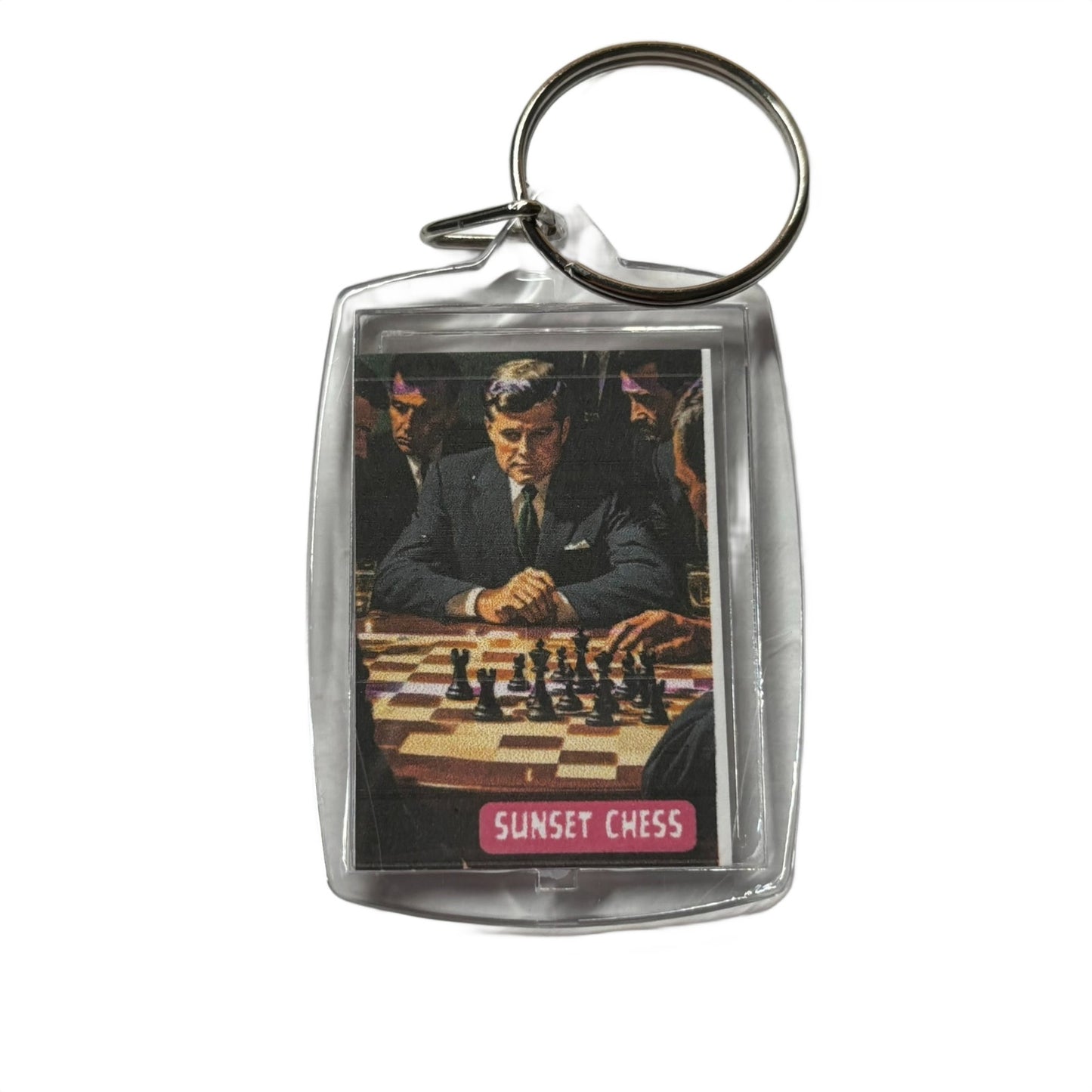 Agents - Chess  Photo Keychain