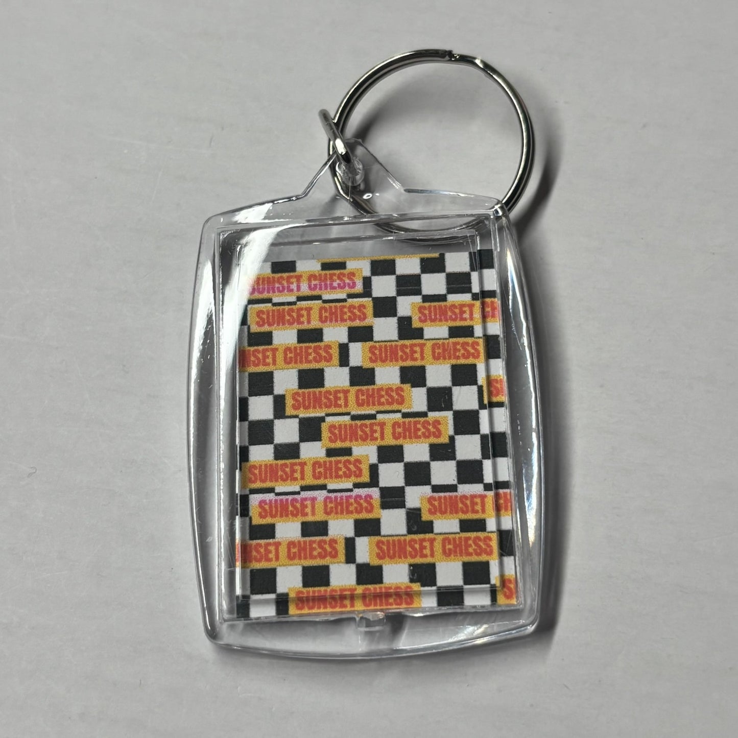 Rose Knight - Chess  Photo Keychain