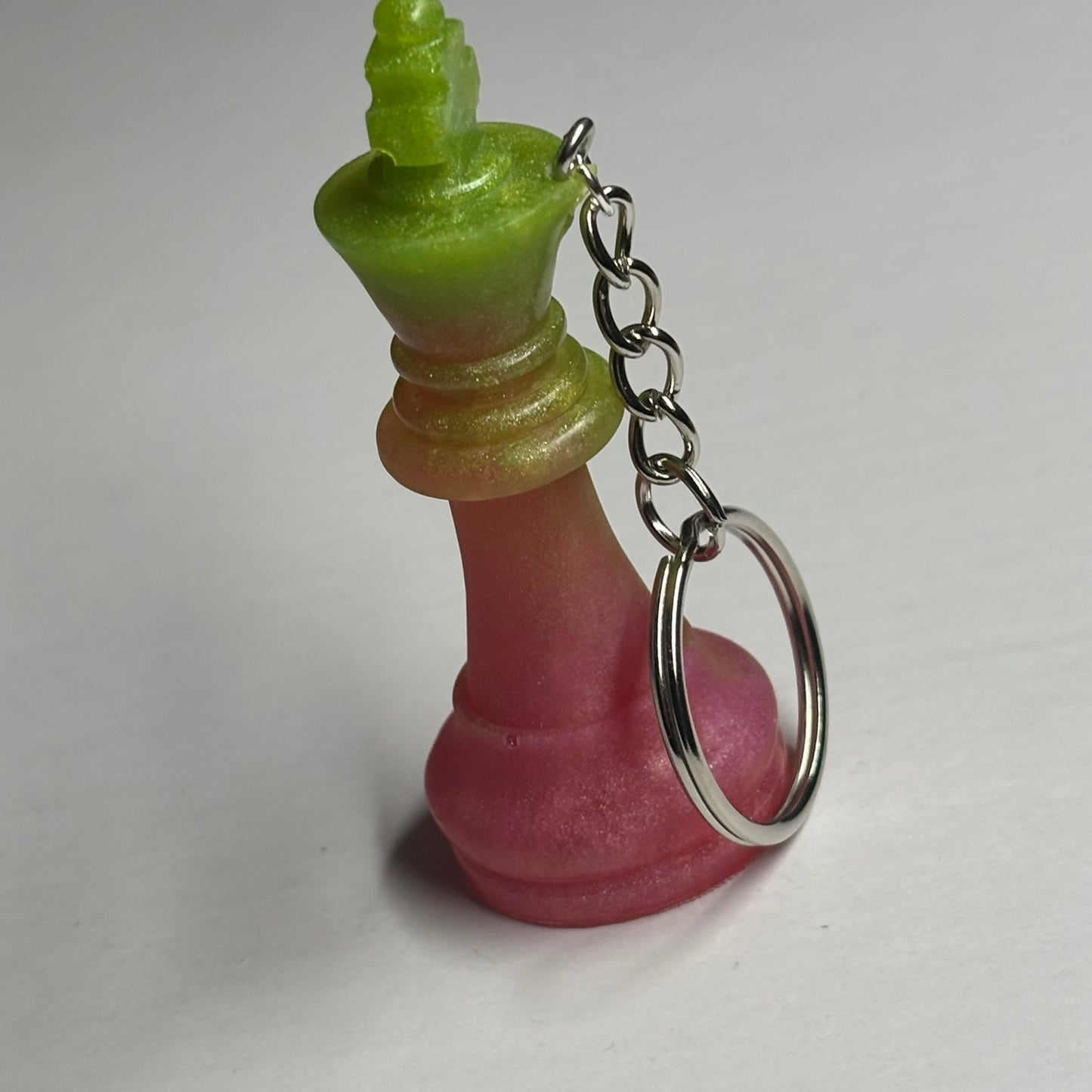 Pink/Green Shade King - Handmade Resin Keychain