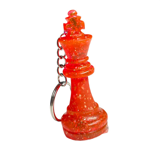 Red Royal King - Handmade Resin Keychain