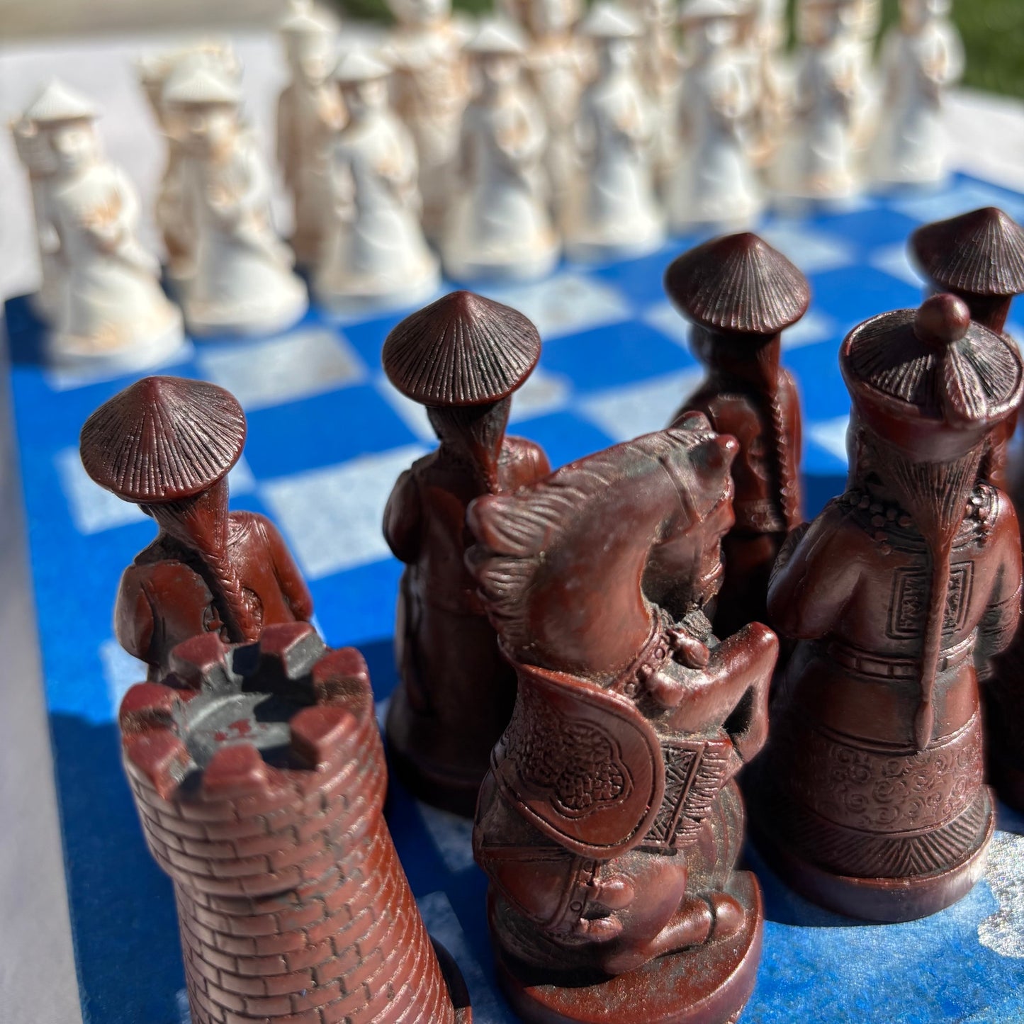 Candy Blue - Chinese Edition Chess Set