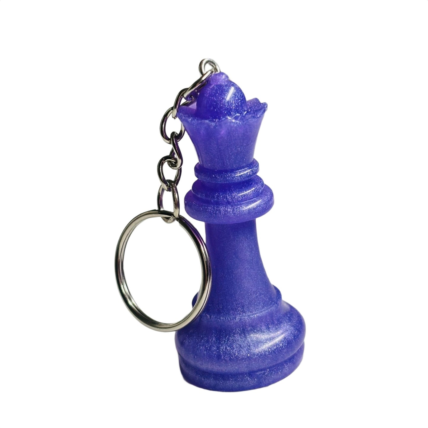 Purple Queen - Handmade Resin Keychain