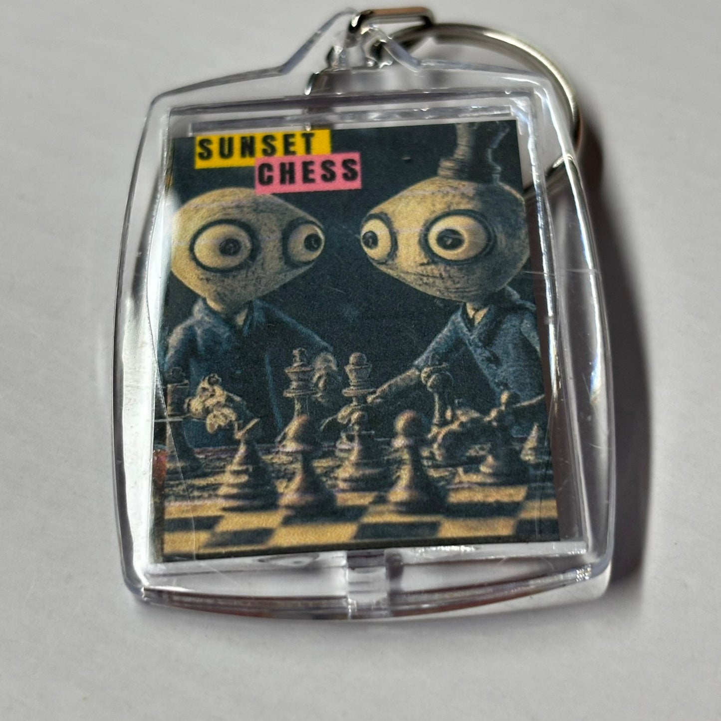 Sackcloth Buddies - Chess  Photo Keychain