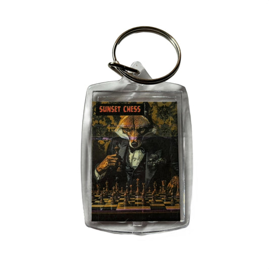 Mr. Fox - Chess  Photo Keychain