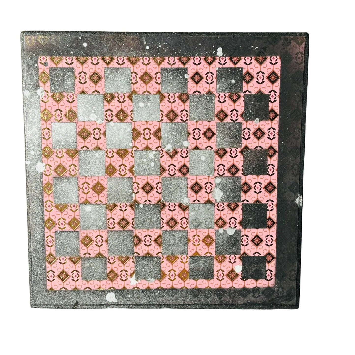 Supreme Peach - Scrapbook Chess Board
