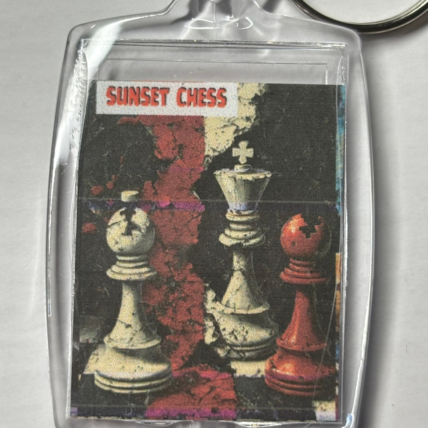 Simple Game - Chess  Photo Keychain