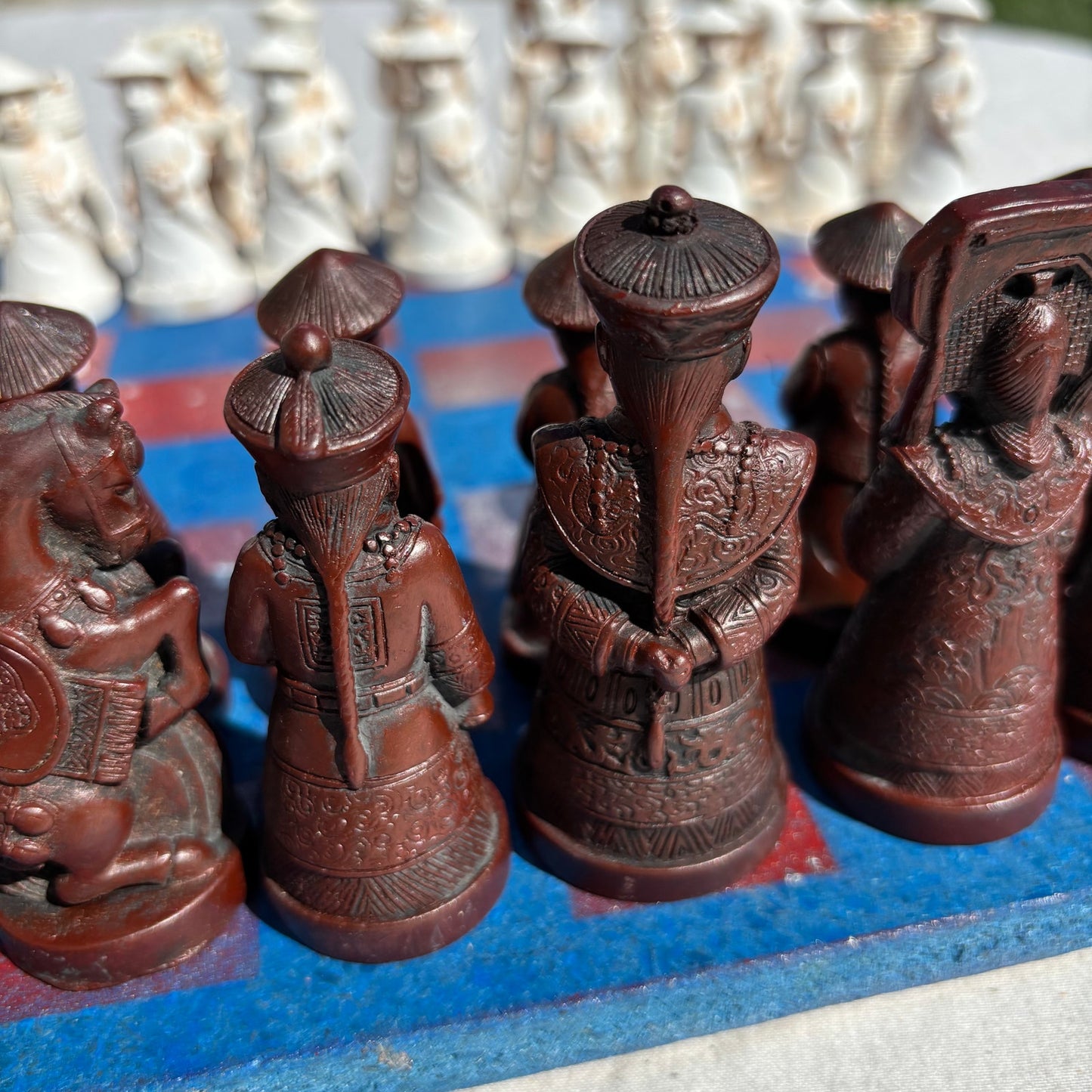 Space Red/Blue - Chinese Edition Chess Set