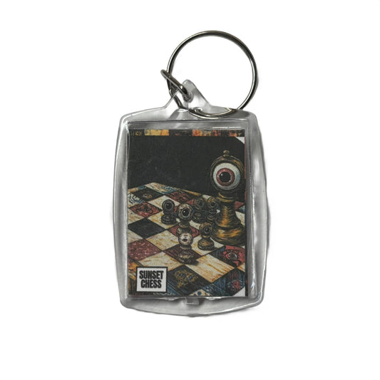 Eye Ball - Chess  Photo Keychain