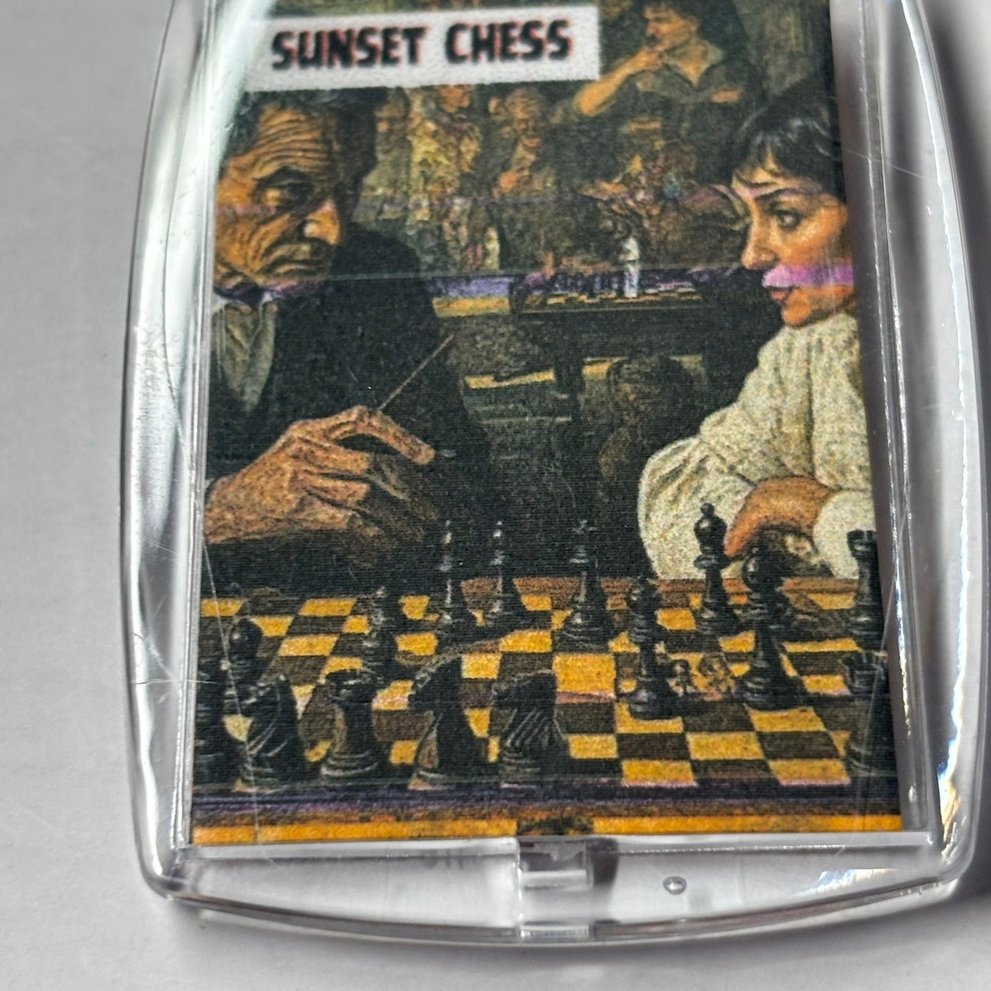 Home Activities - Chess  Photo Keychain