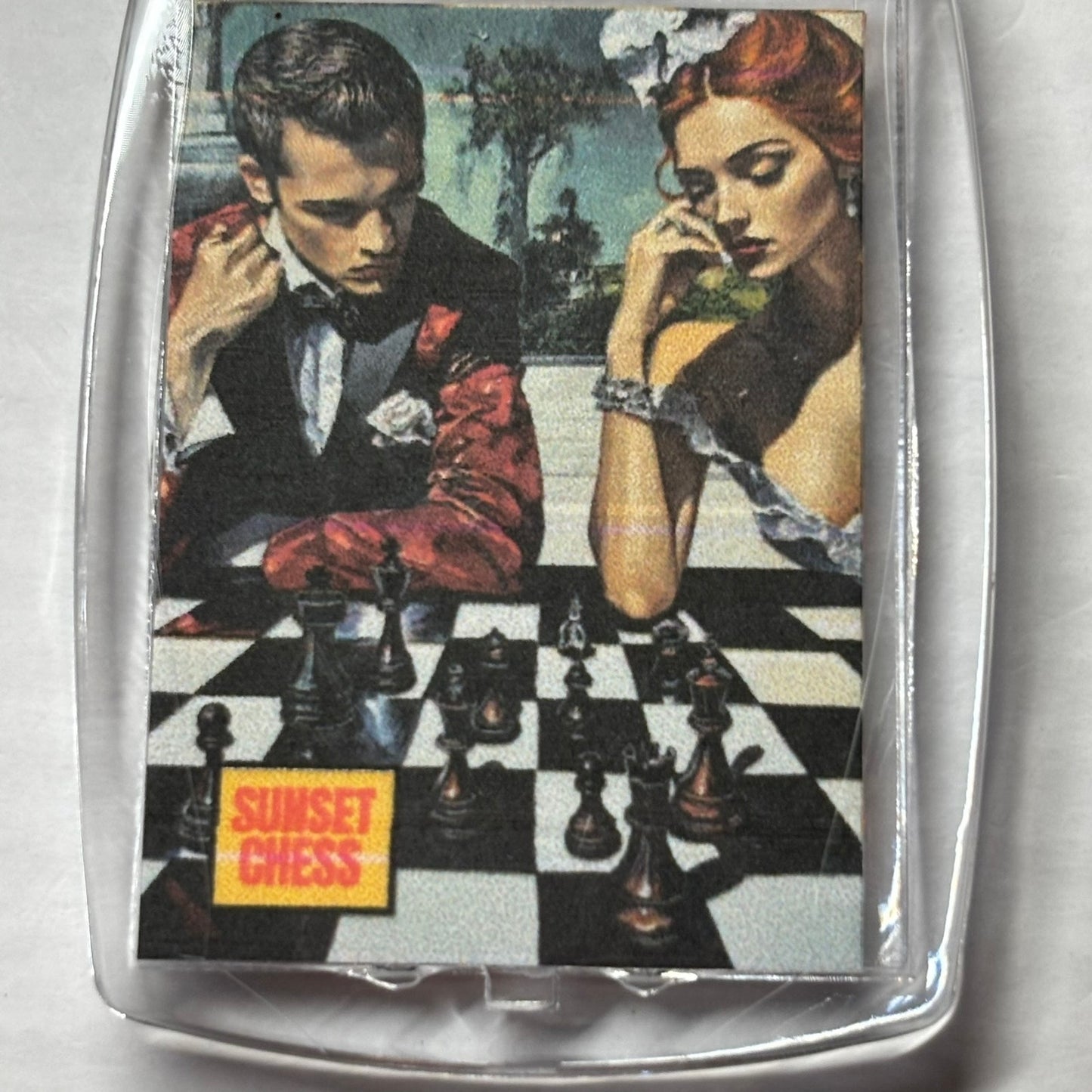 Attraction - Chess  Photo Keychain