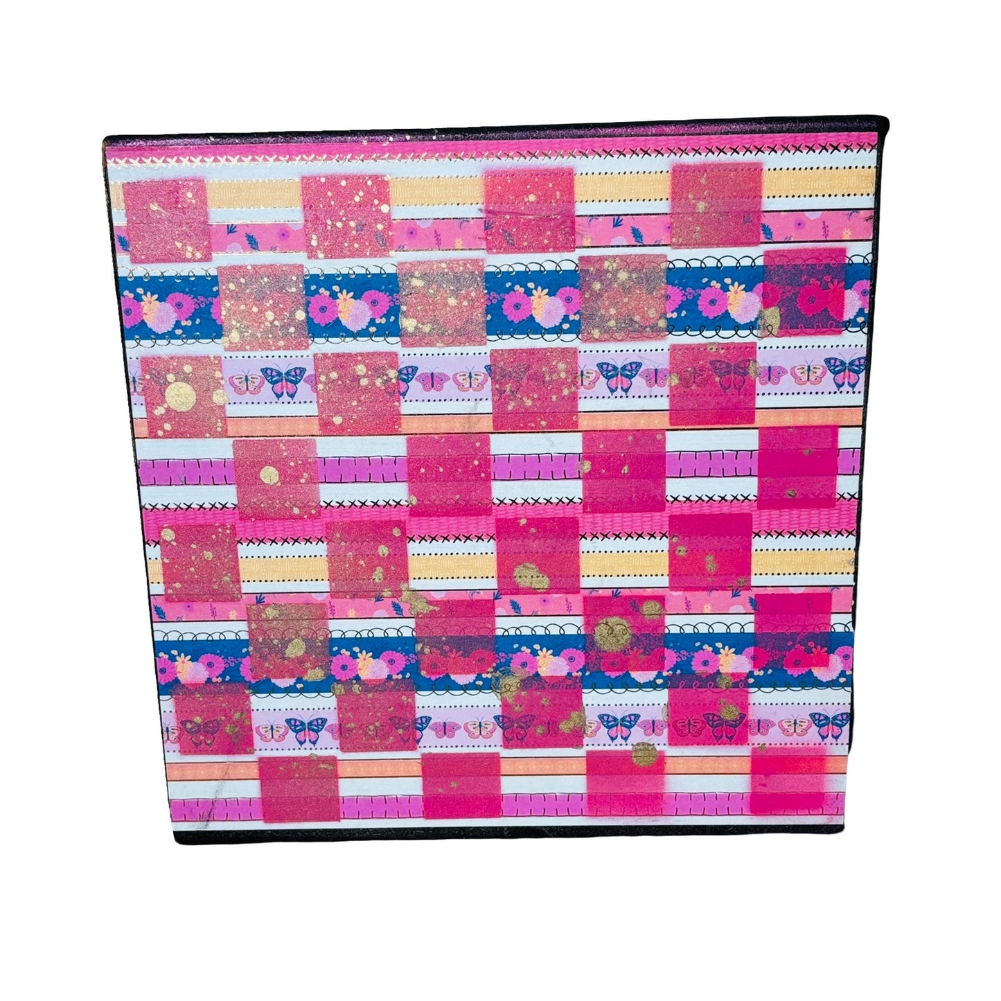 Gold Shine Pink - Scrapbook Chess Board