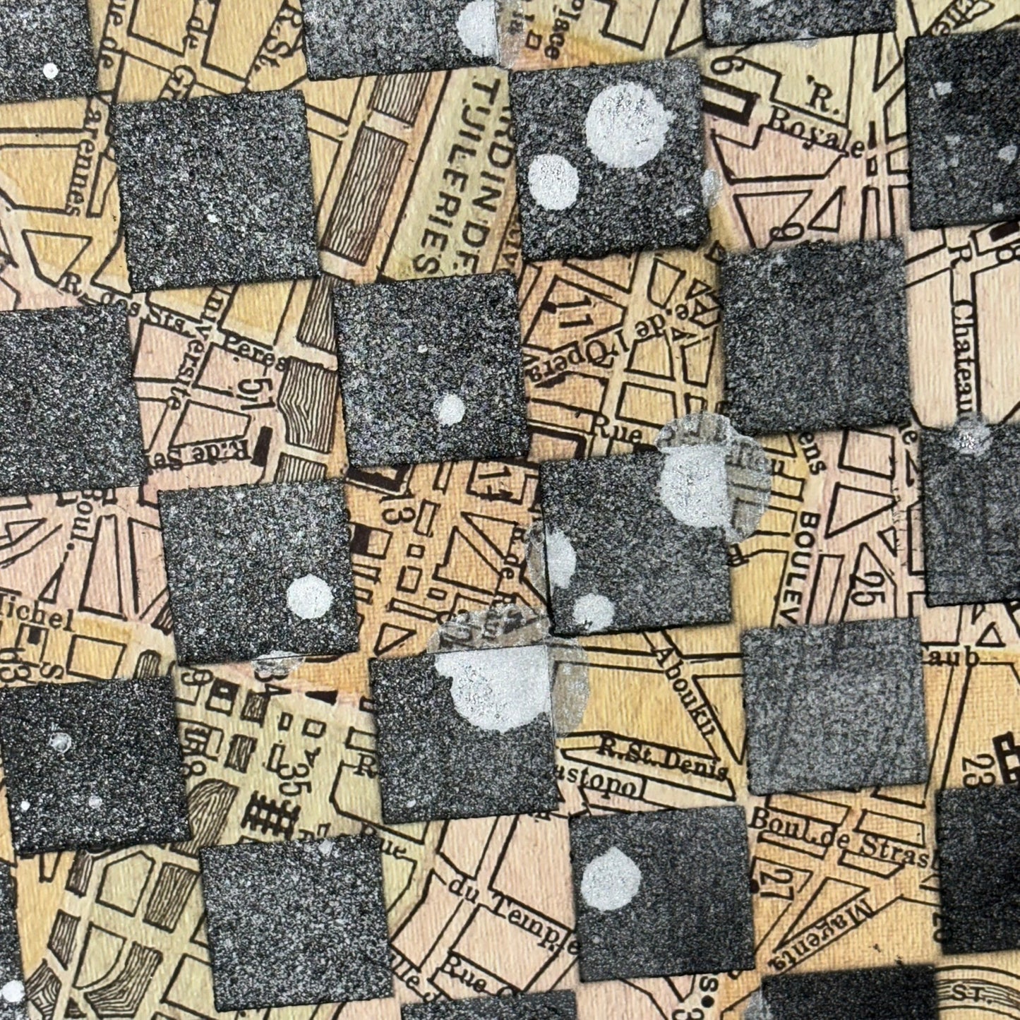 Road Map - Scrapbook Chess Board