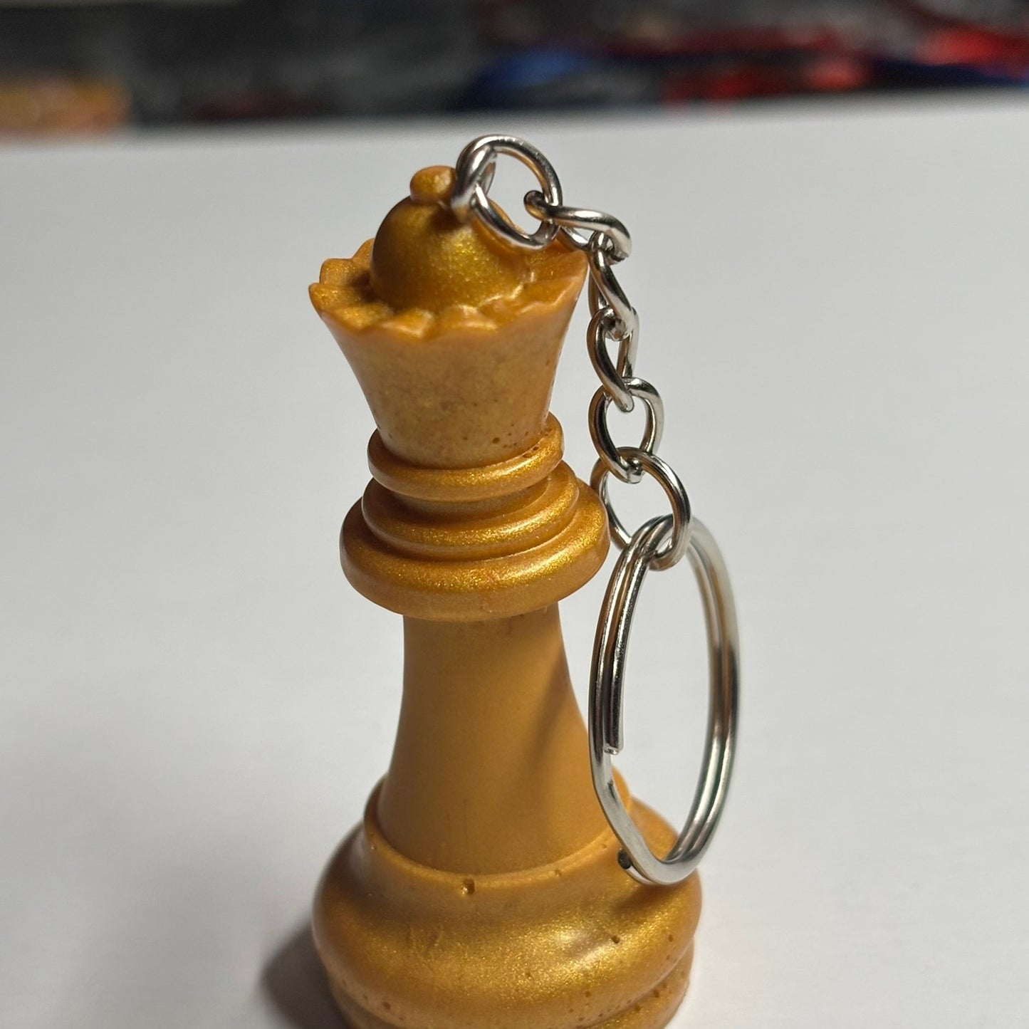 The Golden Queen - Handmade Resin Keychain