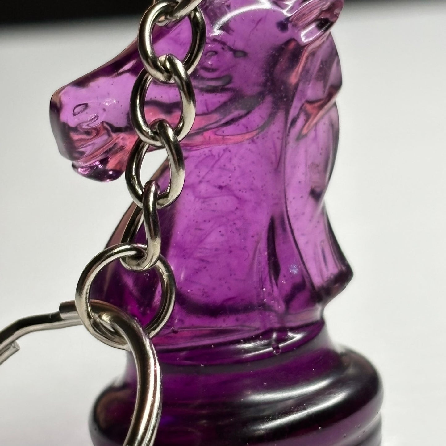 Mystery Purple Knight - Handmade Resin Keychain
