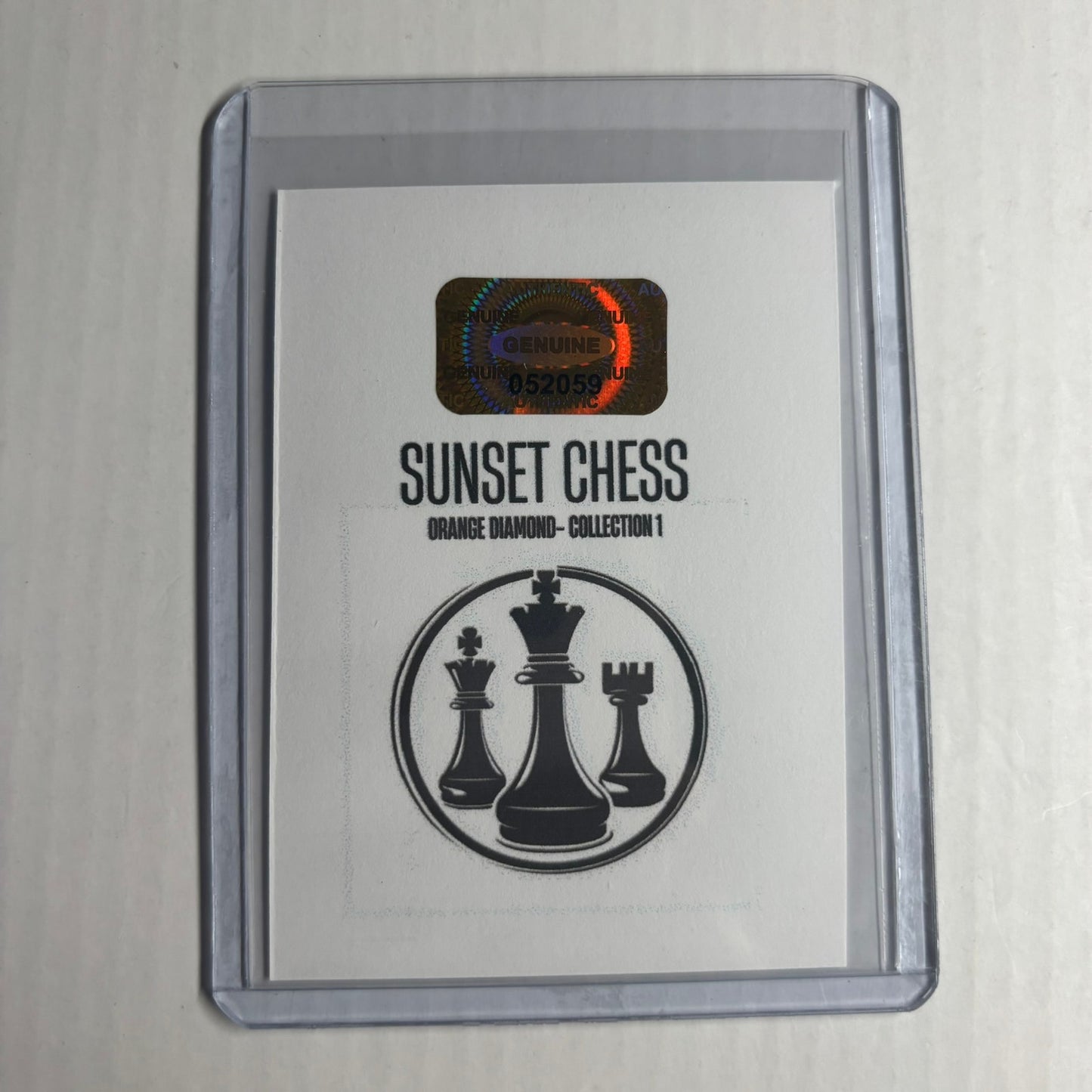 Orange Diamond Collection 1 - Trading Card