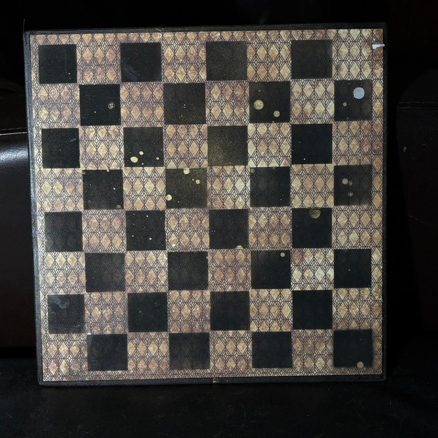 Classy Pattern - Scrapbook Chess Board