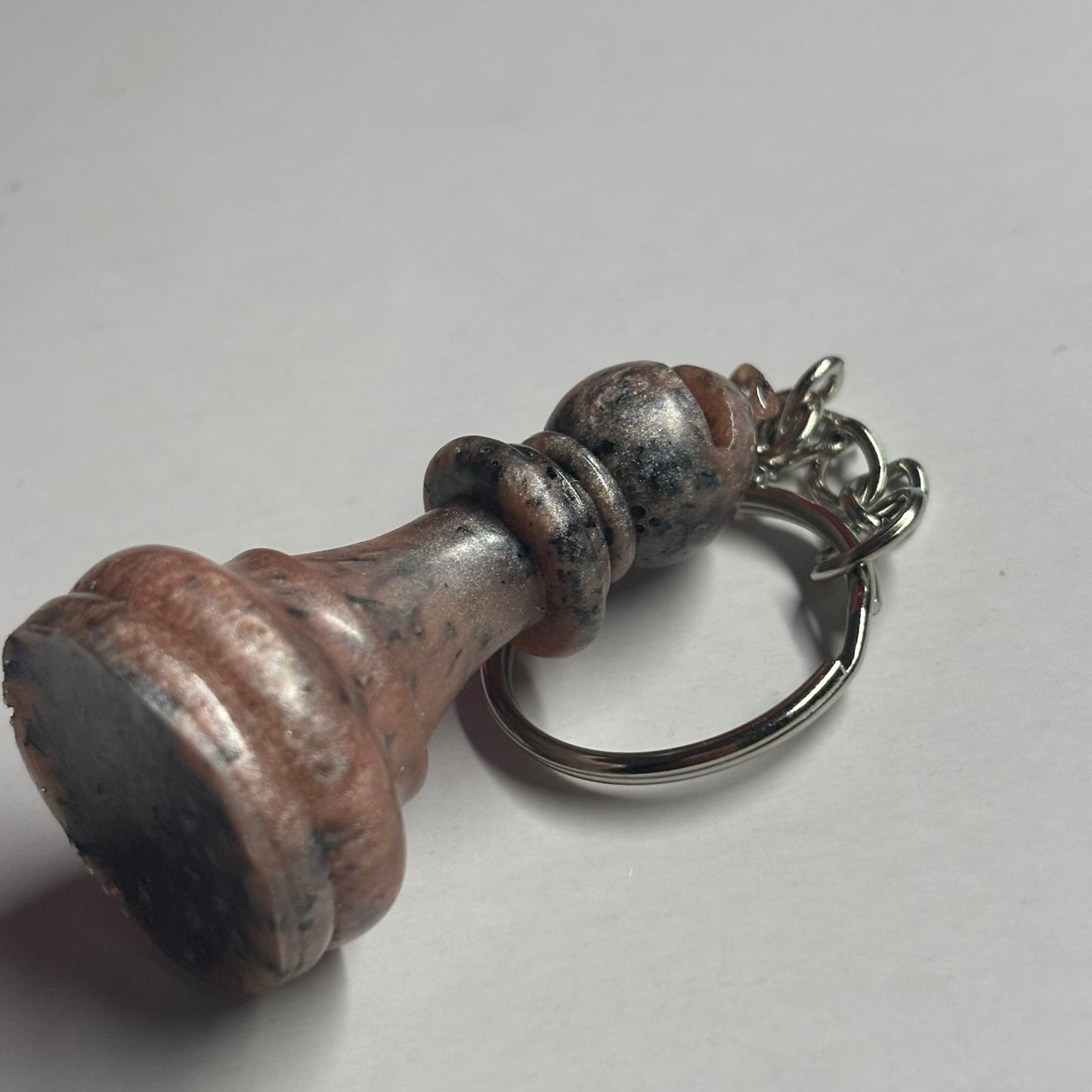 Rustic Bishop - Handmade Resin Keychain