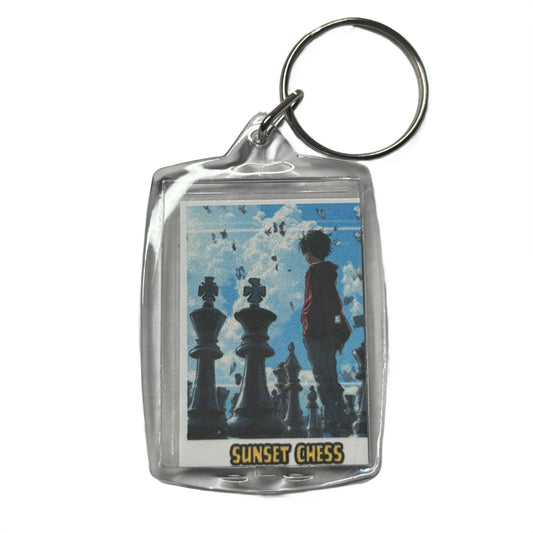 Sky High - Chess  Photo Keychain