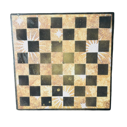 Golden Sun - Scrapbook Chess Board