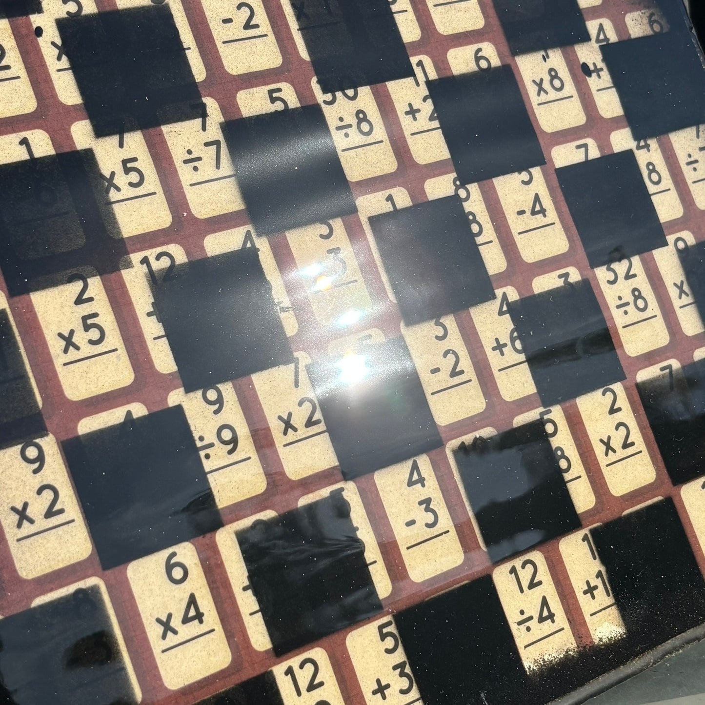 Basic Math - Resin Coated Chess Board