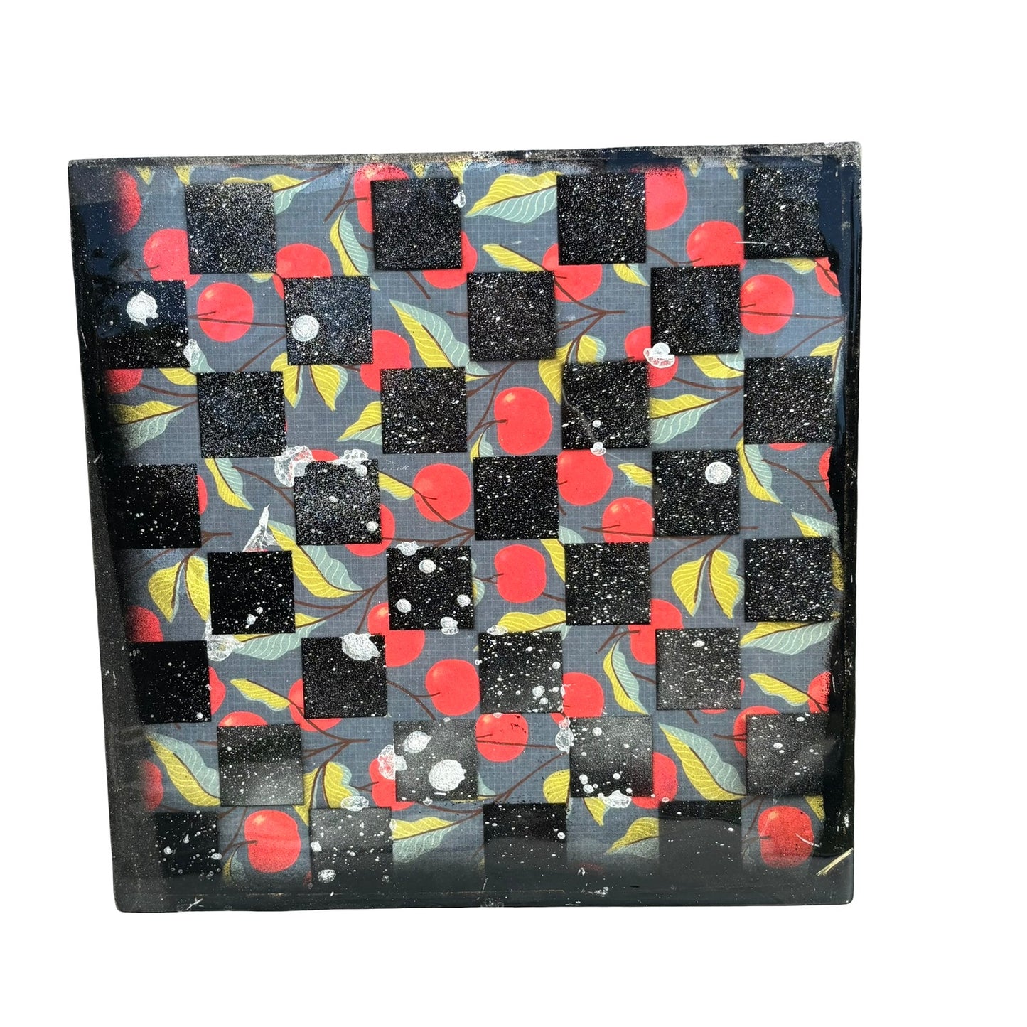 Cherry Red - Resin Coated Chess Board