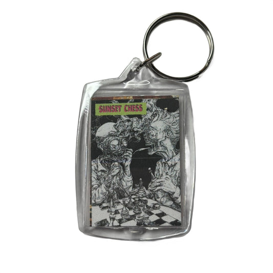 Black & White - Chess  Photo Keychain