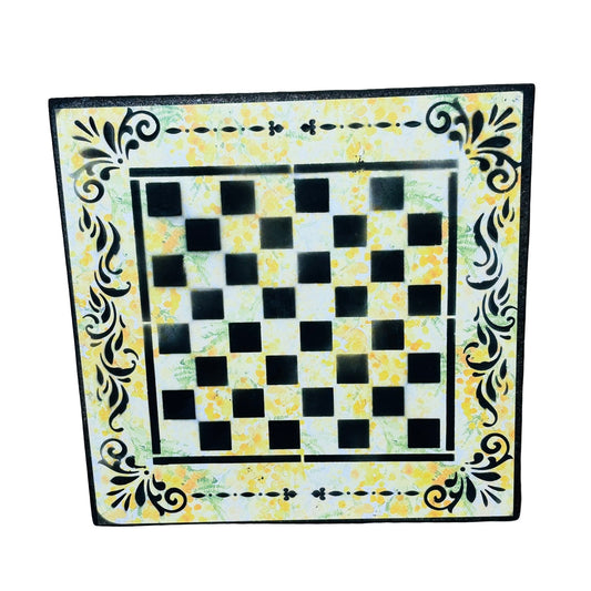 Sunshine Yellow - Scrapbook Chess Board